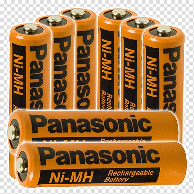 Electric battery Rechargeable battery AAA battery Nickel–metal hydride battery Panasonic, Nymh 2 transparent background PNG clipart