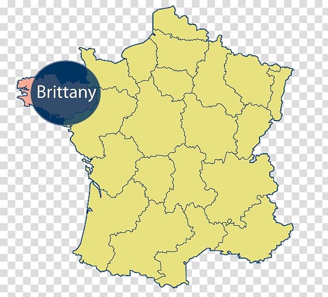 Regions of France Brittany Blank map Camargue, map transparent background PNG clipart
