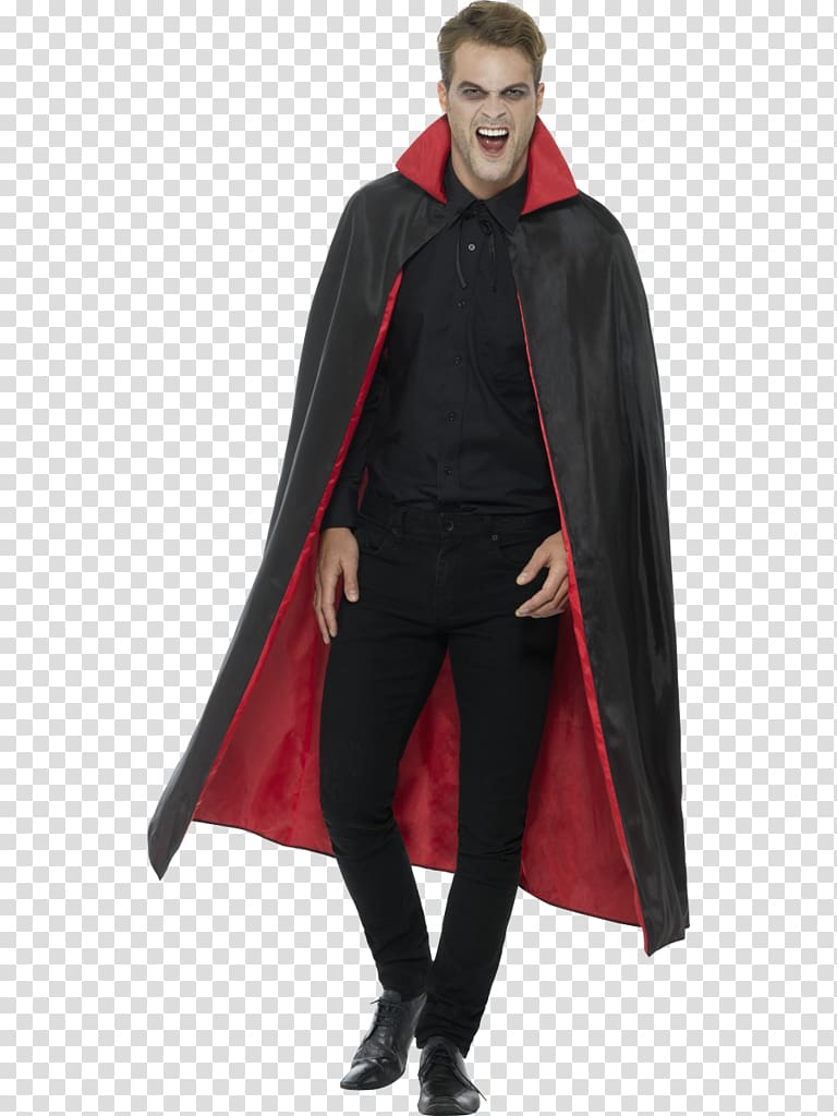 Vampire Smiffys Cape Costume Dracula, hooded cloaks for men transparent background PNG clipart