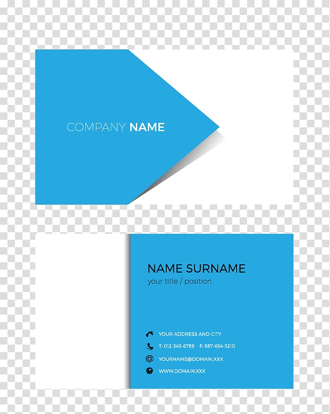 Company Name poster, Business Cards Visiting card Logo, Simple business cards transparent background PNG clipart
