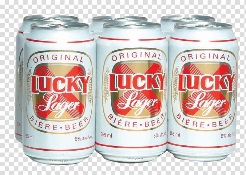 Beer Lucky Lager Labatt Brewing Company Food, beer transparent background PNG clipart
