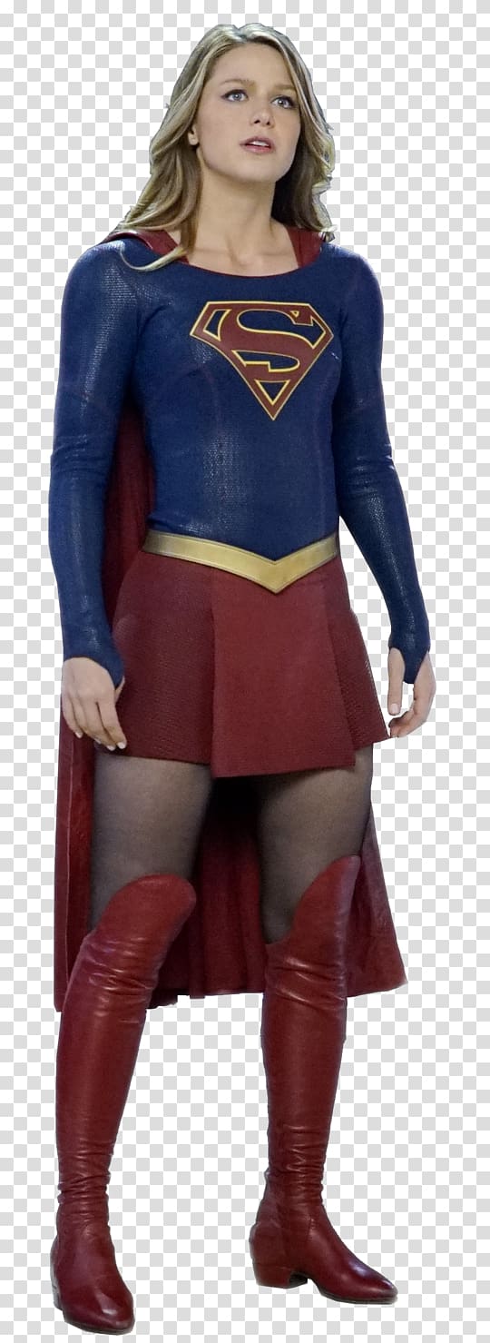 Melissa Benoist Superman Supergirl Green Arrow The CW, Super Girl transparent background PNG clipart