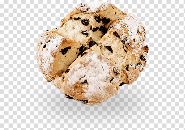 Soda bread Scone Rye bread Irish cuisine Bakery, coffee bread transparent background PNG clipart