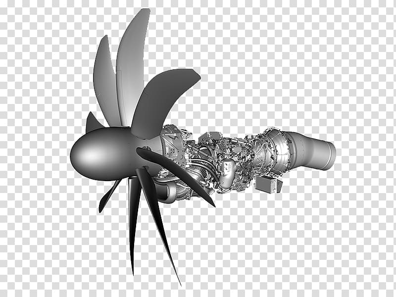 Airbus A400M Atlas Europrop TP400 Turboprop Aircraft Engine, aircraft transparent background PNG clipart