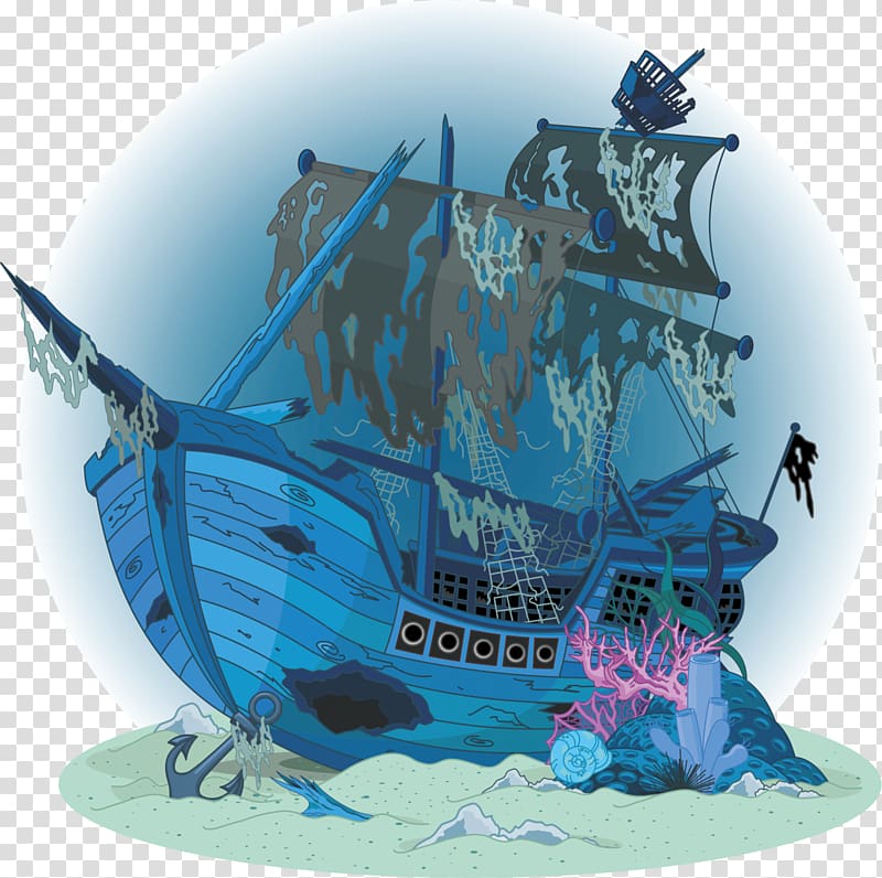 sunken pirate ship clip art