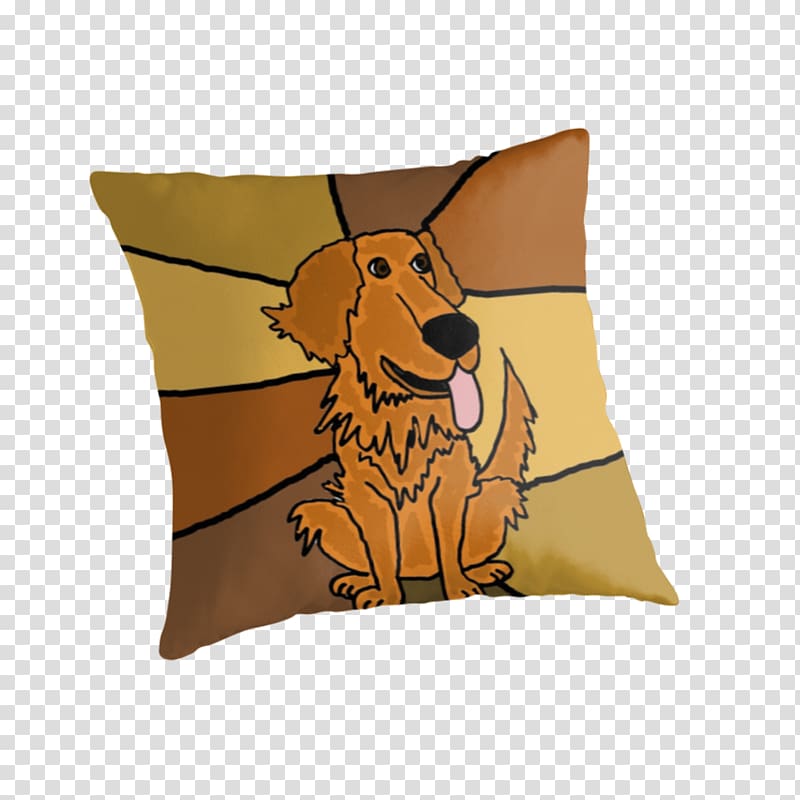 iPad Air Golden Retriever iPad mini Throw Pillows, Golden Retriever Puppy transparent background PNG clipart