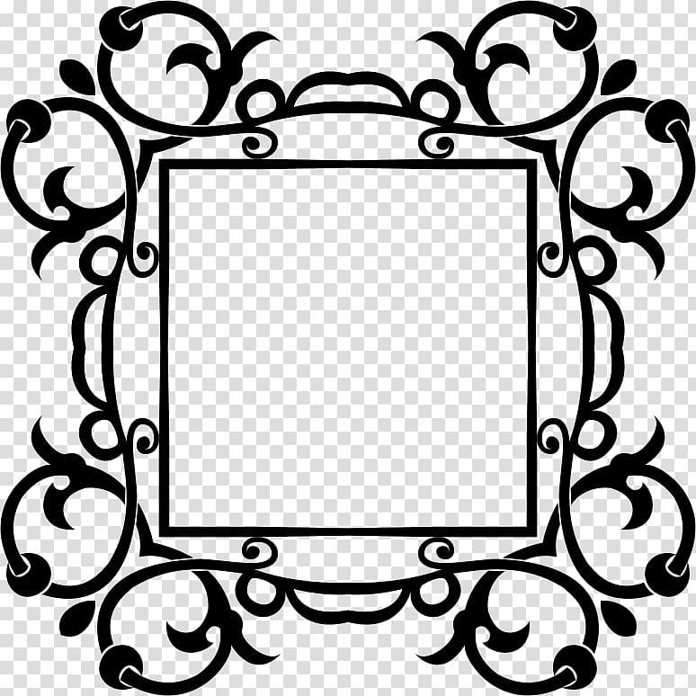 Borders and Frames Frames Decorative arts , decorative flower wire frame transparent background PNG clipart