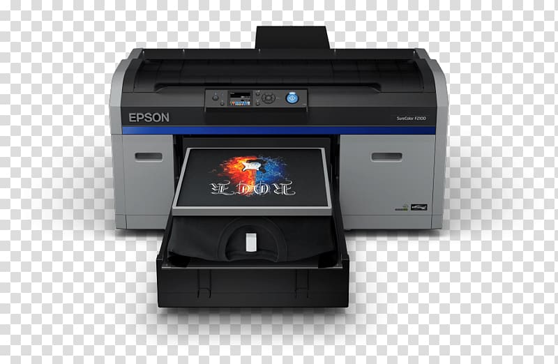 Direct to garment printing Printer Epson Screen printing, printer transparent background PNG clipart