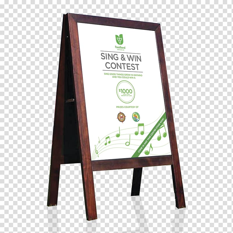 Wood Easel, wood signs transparent background PNG clipart