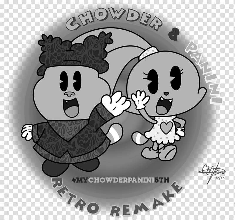 Drawing Cartoon Network Fan art, grey scale transparent background PNG clipart