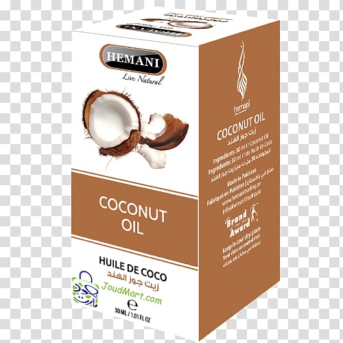 Coconut oil Almond oil Hemani Ginseng Oil Taramira oil, oil transparent background PNG clipart