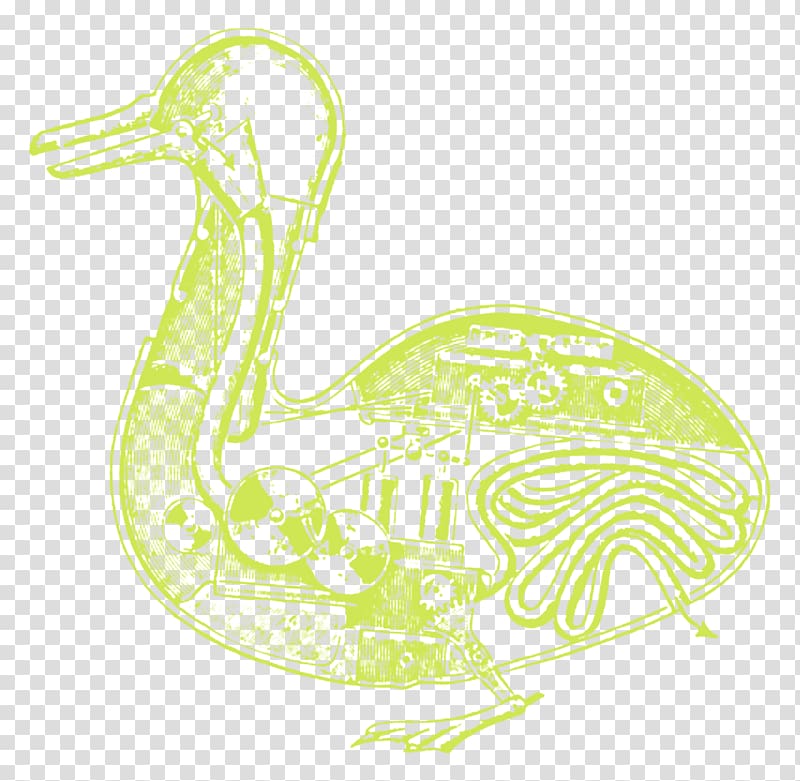 Digesting Duck Automaton Robot Anatidae, duck transparent background PNG clipart