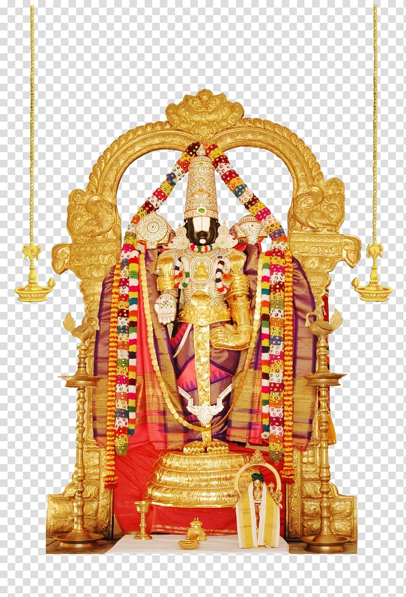Hindu deity artwork, Tirumala Venkateswara Temple Salasar Balaji Krishna Vishnu, Lord Krishna transparent background PNG clipart