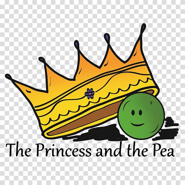 hand painted peas princess logo transparent background PNG clipart