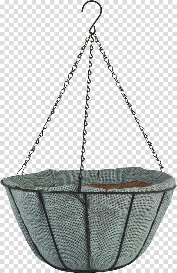 Container garden Hanging basket Gardening, Hanging Basket transparent background PNG clipart