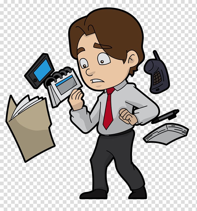 Businessperson Broadcasting Afacere Email, time management transparent background PNG clipart