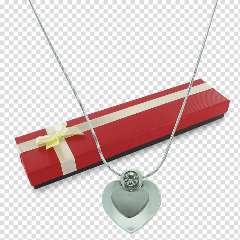 Colgante rojo forma corazón con cristales de Swarovski Crystal Swarovski AG Charms & Pendants Necklace, necklace transparent background PNG clipart
