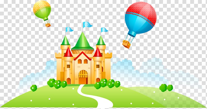 Party hat , Castle View material transparent background PNG clipart