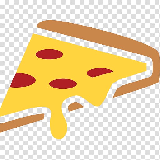 Pizza Emoji Sticker Text messaging Pepperoni, emojis transparent background PNG clipart
