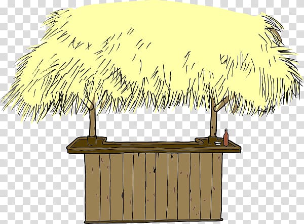 Tiki Beach hut , ROOF STRAW transparent background PNG clipart
