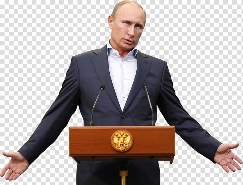 man standing on lectern, Vladimir Putin Russia United States Speech State of the Union, Vladimir Putin transparent background PNG clipart