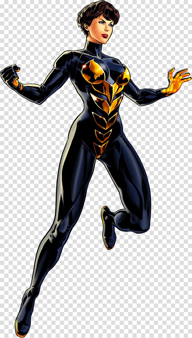 Marvel: Avengers Alliance Wasp Hank Pym Black Widow Ant-Man, wasp transparent background PNG clipart