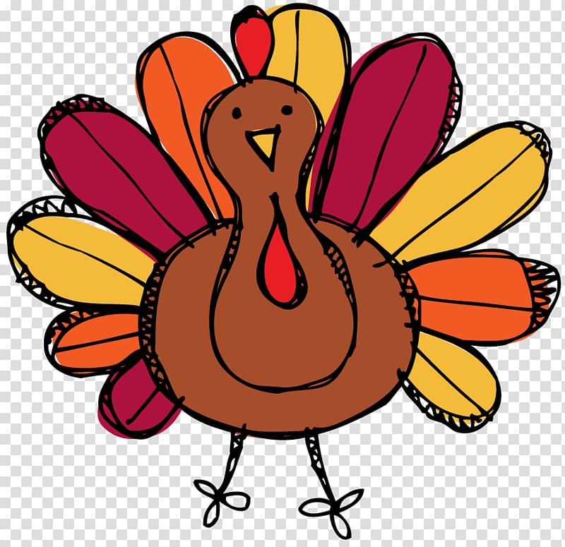 Turkey meat Thanksgiving Drawing , Cute Feather transparent background PNG clipart