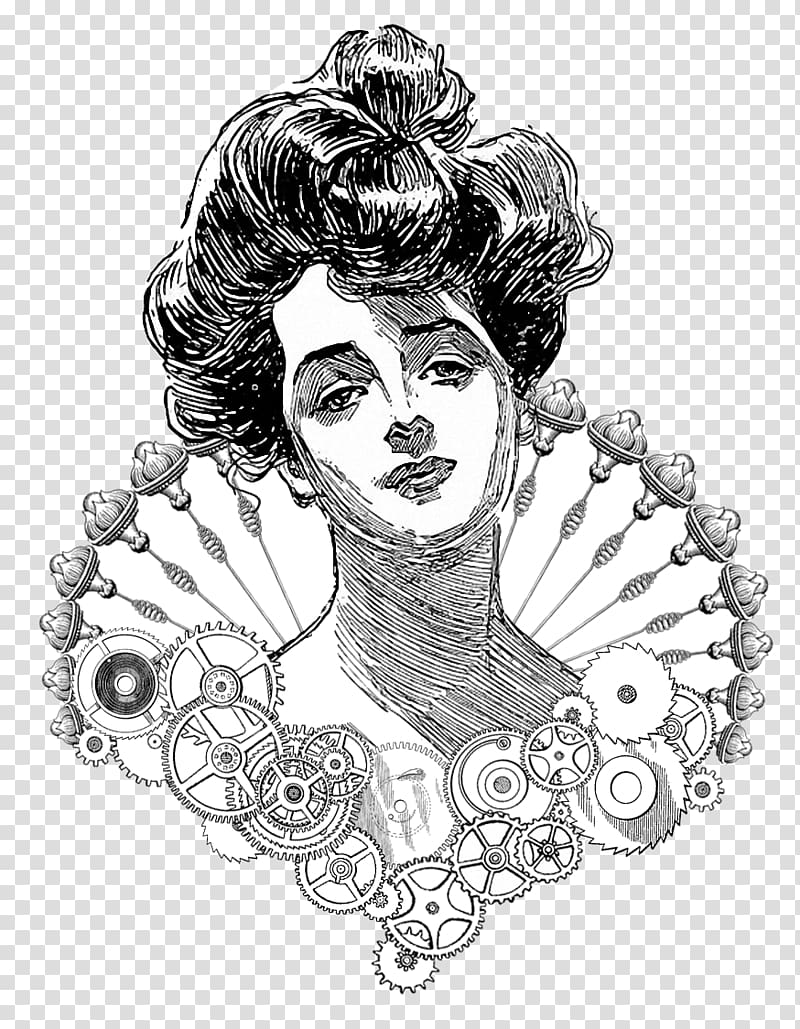 Charles Dana Gibson Gibson Girls Drawing, others transparent background PNG clipart