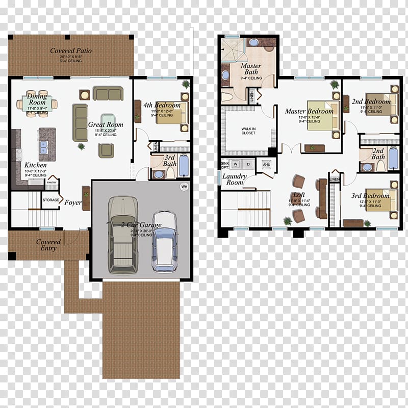 Delray Beach House plan Floor plan, real estate floor plan transparent background PNG clipart
