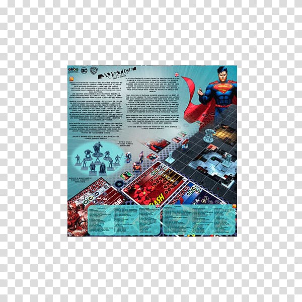 Justice League Tabletop Games & Expansions Board game Herní plán, La liga de la justicia transparent background PNG clipart