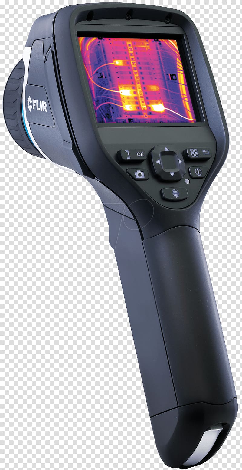 Thermographic camera Thermography Forward-looking infrared FLIR Systems Thermal imaging camera, Camera transparent background PNG clipart