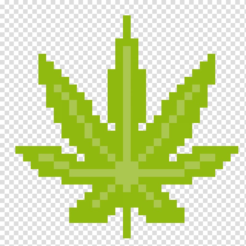 Cannabis ruderalis Pixel art Marijuana, cannabis transparent background PNG clipart