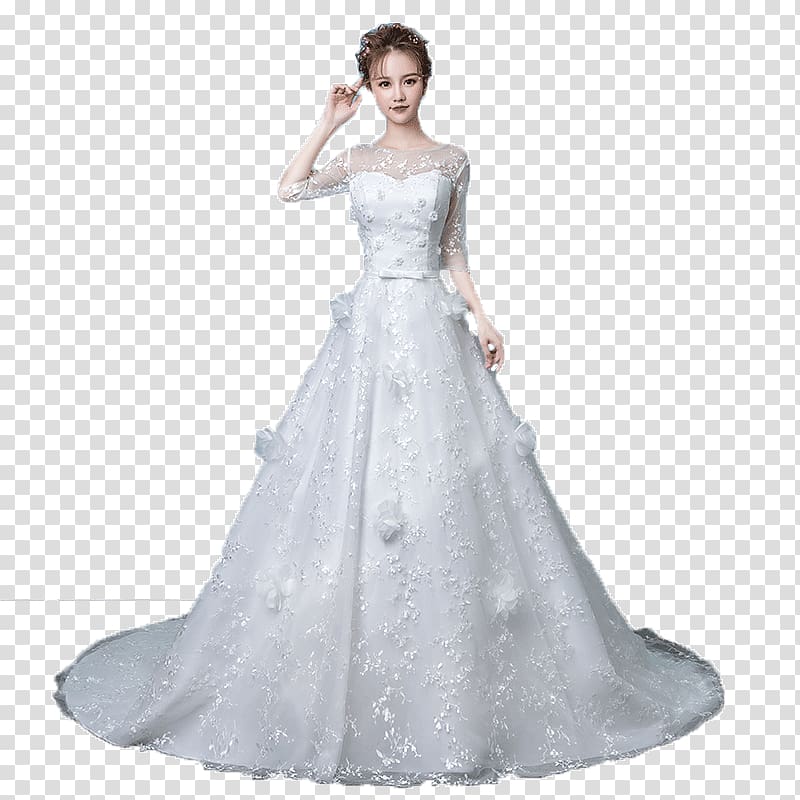 Wedding dress Bride Clothing Formal wear, sen department of wedding transparent background PNG clipart
