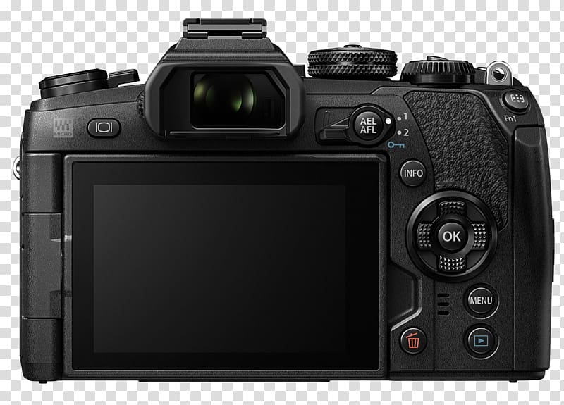 Olympus OM-D E-M1 Olympus OM-D E-M5 Mark II Olympus M.Zuiko Digital ED 40-150mm f/2.8 PRO Camera, sony transparent background PNG clipart