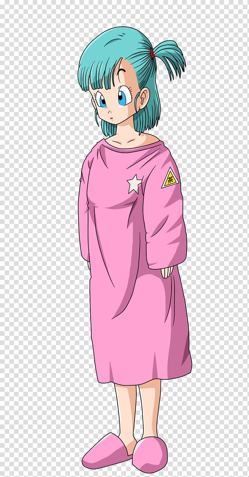 Bulma Goku Bulla Android 18 Trunks, baby clothes transparent background PNG clipart