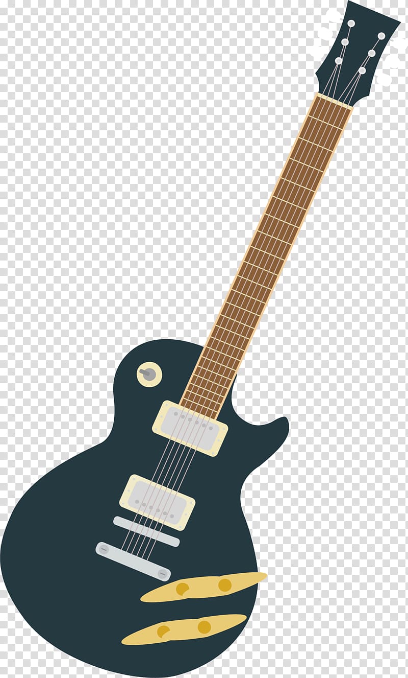 Blue Rock Guitar transparent background PNG clipart