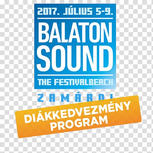 Balaton Sound Lake Balaton Logo Banner Brand, Colourful Event Festival transparent background PNG clipart