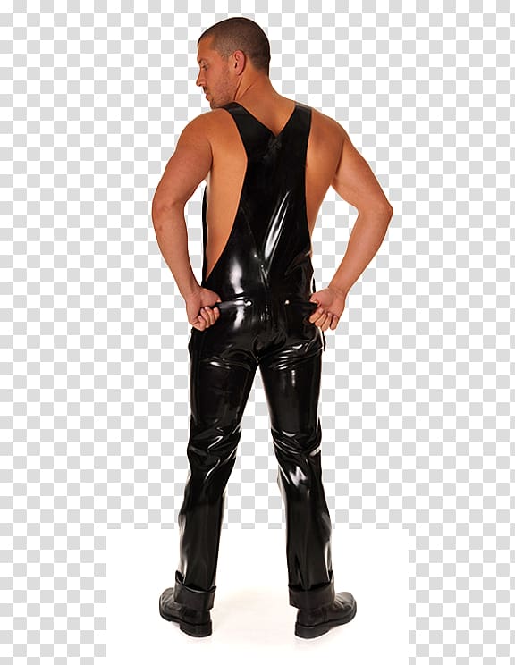 Latex clothing Dungarees Muscle Shoulder, dungarees transparent background PNG clipart