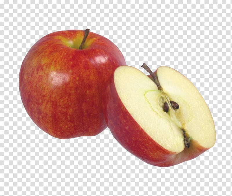 Apple , A half apples transparent background PNG clipart