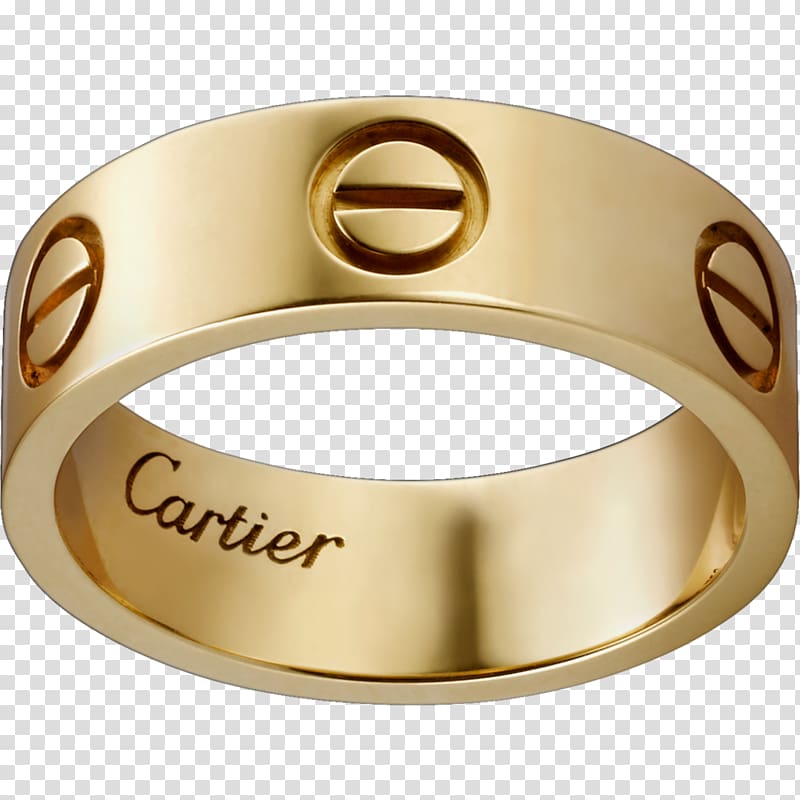 Ring size Cartier Love bracelet Jewellery, ring transparent background PNG clipart