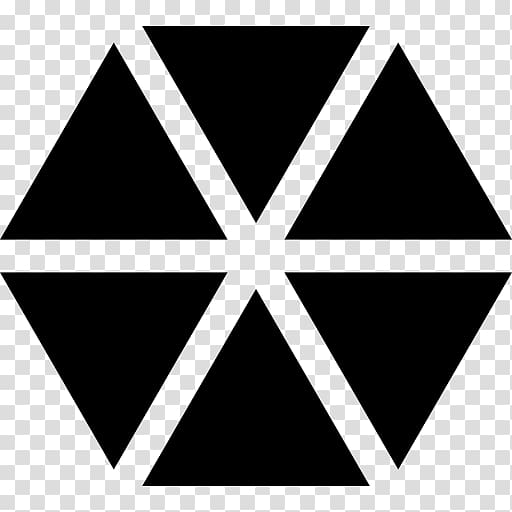 EXO Sticker Growl Ex\'Act K-pop, round triangle transparent background PNG clipart