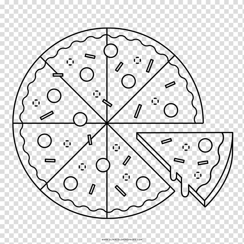 Pizza Drawing Coloring book Line art, helloweem transparent background PNG clipart