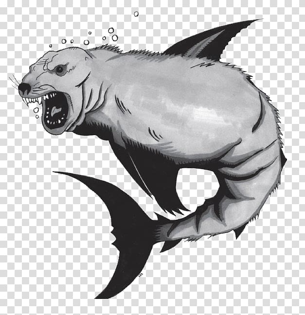 Tiger shark Dungeons & Dragons Pathfinder Roleplaying Game Bunyip Role-playing game, transparent background PNG clipart