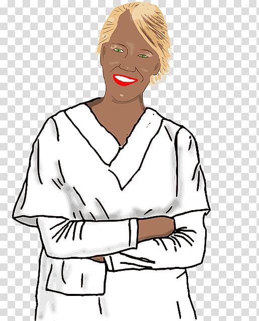 Nursing , Hand-painted female doctor transparent background PNG clipart