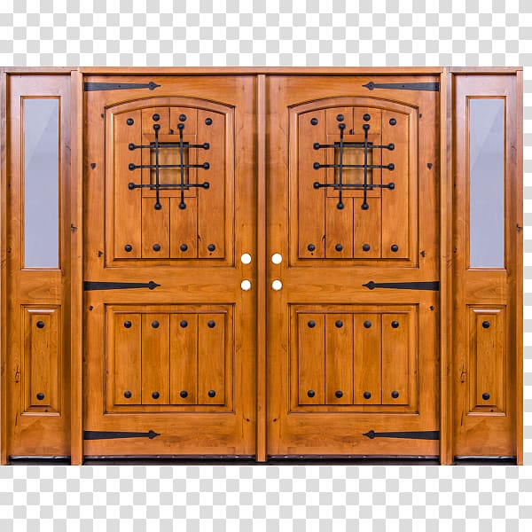 Window Door Sidelight Wood stain Arch, solid wood craftsman transparent background PNG clipart