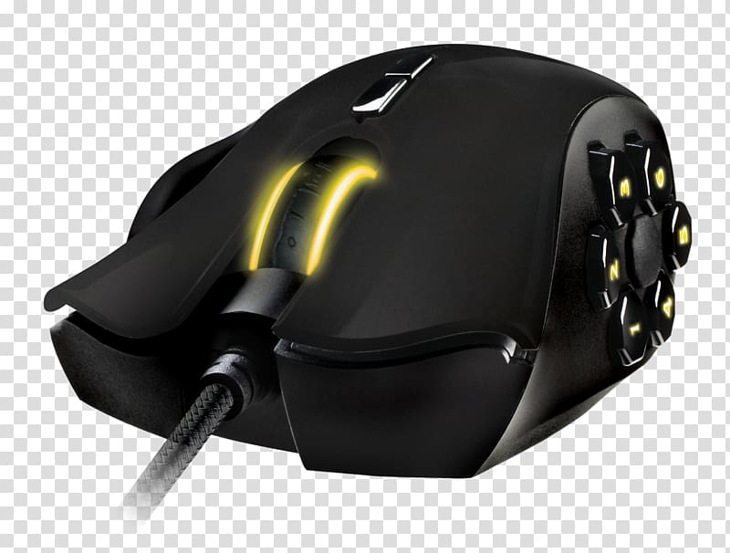 Computer mouse Razer Naga Hex V2 Multiplayer online battle arena, Computer Mouse transparent background PNG clipart
