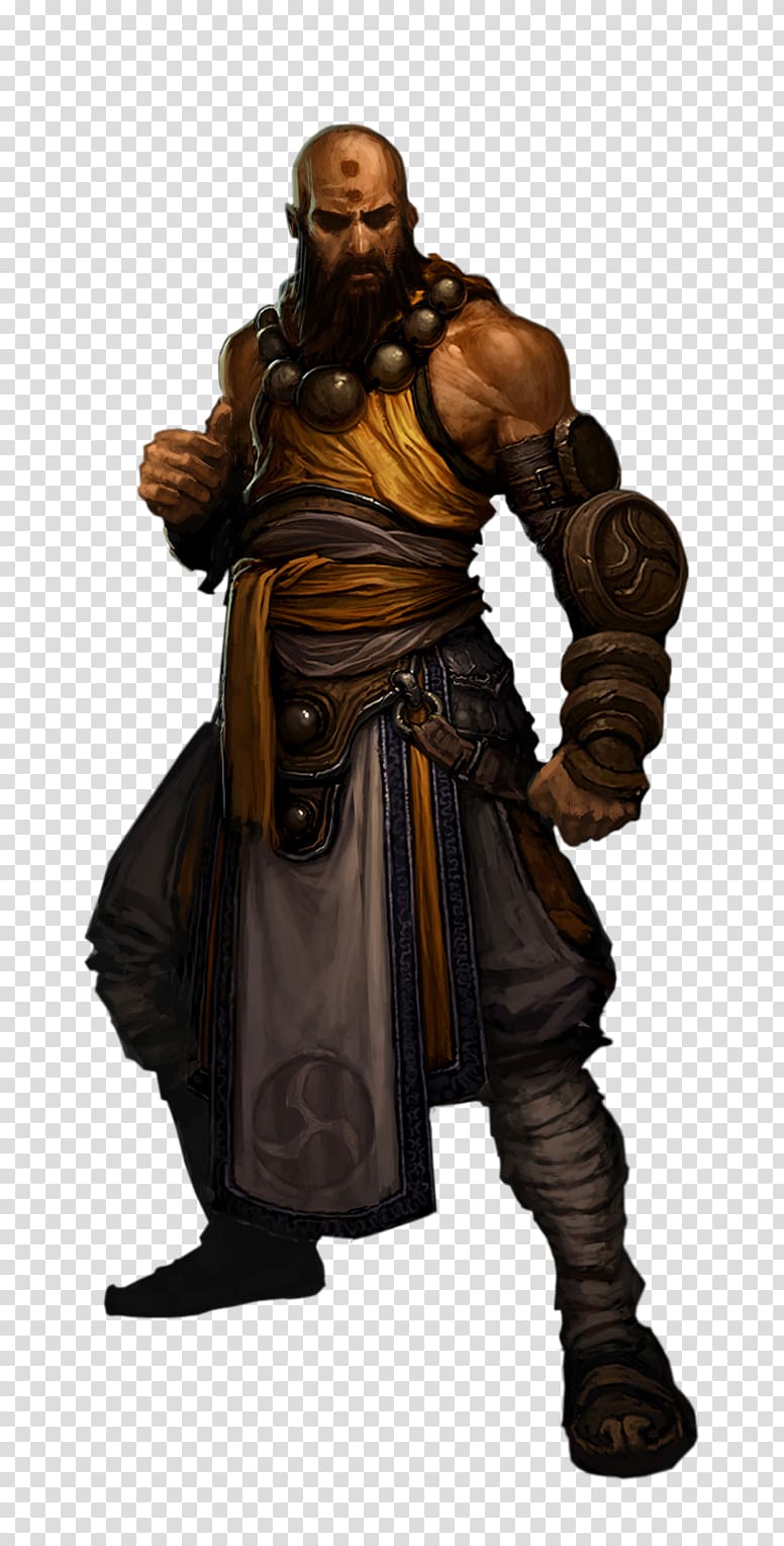 Pathfinder Roleplaying Game Dungeons & Dragons Shadowrun Monk Fantasy, 3 transparent background PNG clipart