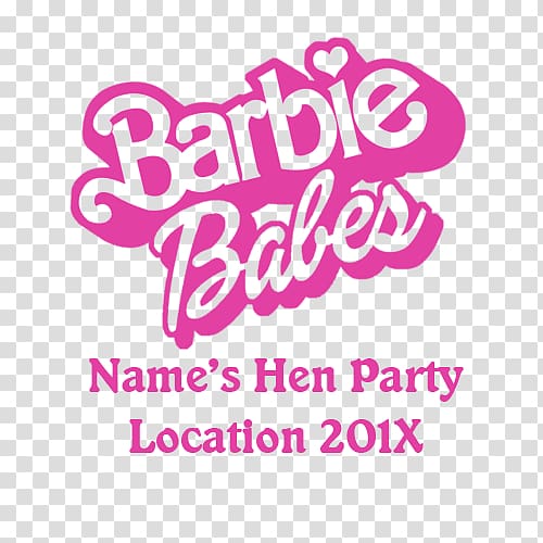 T-shirt Barbie Bachelorette party Clothing, T-shirt transparent background PNG clipart