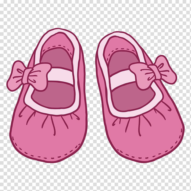 Flip-flops Slipper Shoe Child, Pink girl children shoes transparent  background PNG clipart | HiClipart