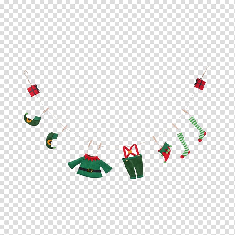Christmas ornament Christmas decoration Garland Santa Claus, christmas stag transparent background PNG clipart